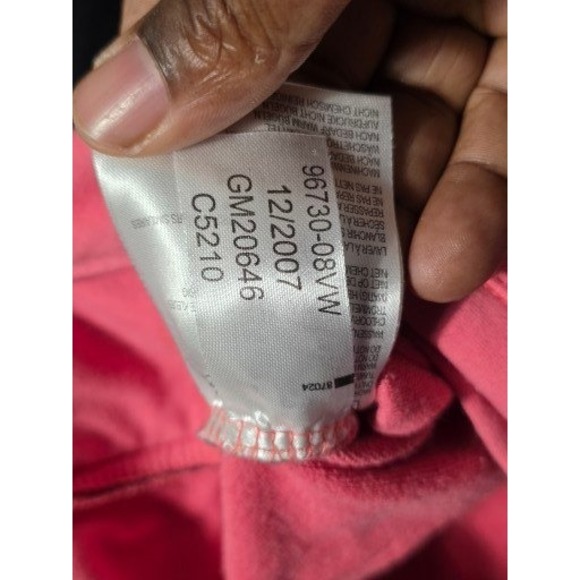 Harley Davidson Womens Pink Black Raglan Zip Up Hoodie Jacket Sz L Biker Casual - Picture 8 of 10